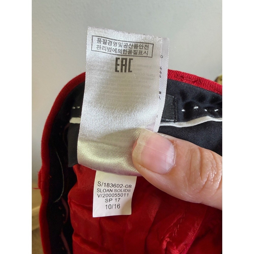 Banana Republic Womens Sloan Fit Ankle Pants Solid Red Size 2 - Picture 7 of 7